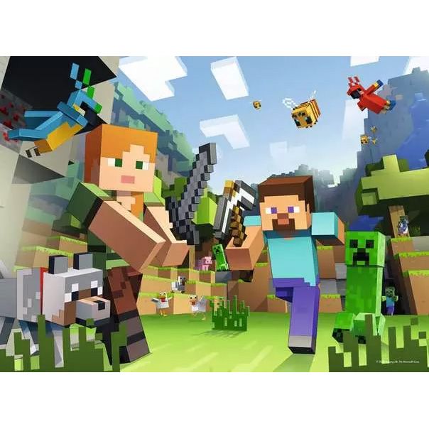 Ravensburger Minecraft 100 Piece XXL Jigsaw Puzzle