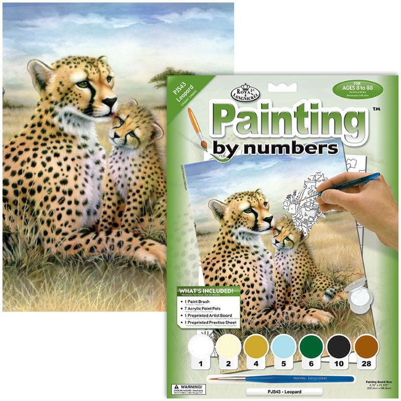 Paint by Numbers Cheetah - A4