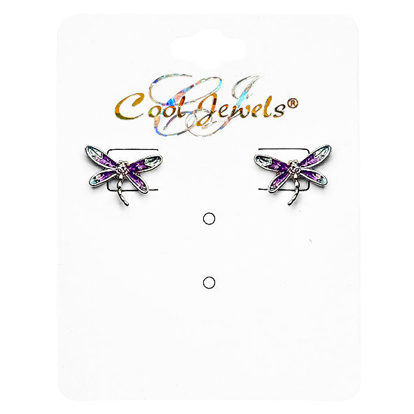 Cool Jewels Earrings Dragonfly