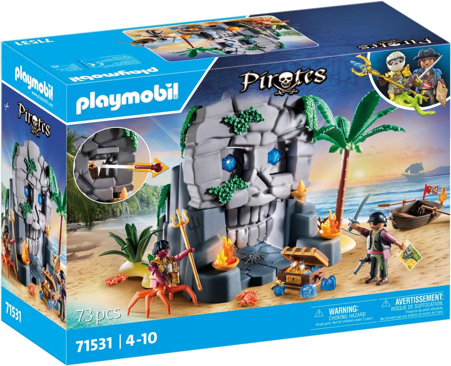 PLAYMOBIL 71531 Pirates Skull Island
