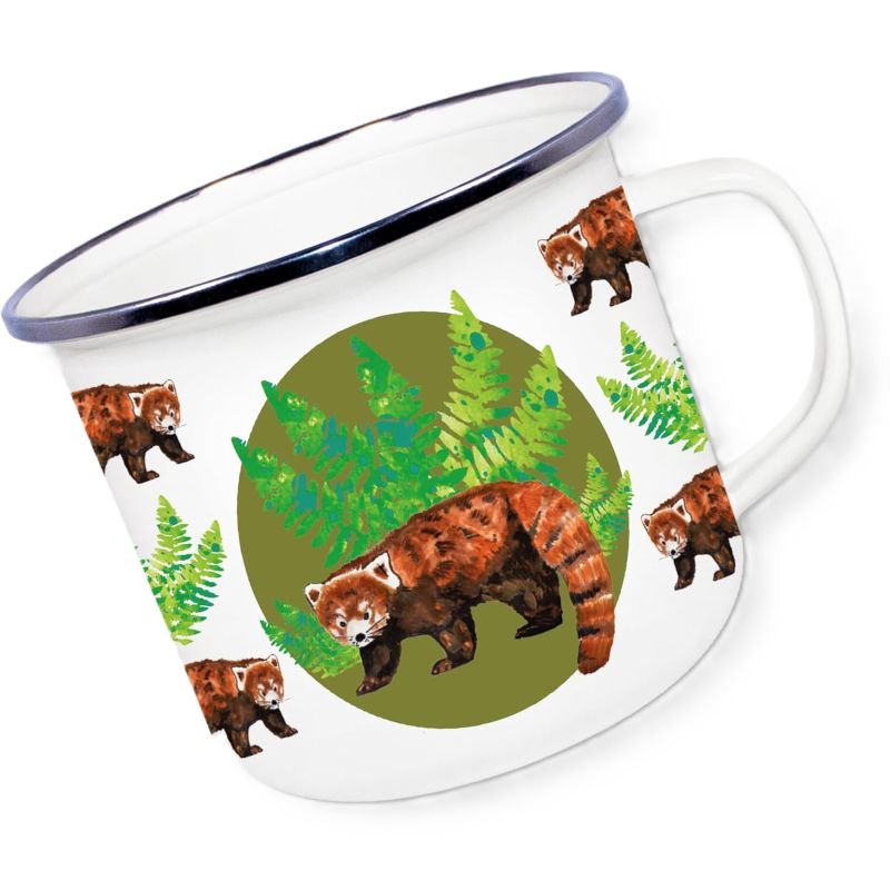 Anamelware - Red Panda Enamel Mug
