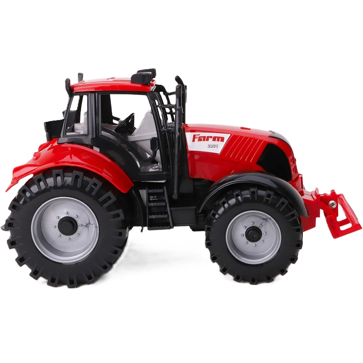 Farm Tractor Friction with Opening Hood - Red
