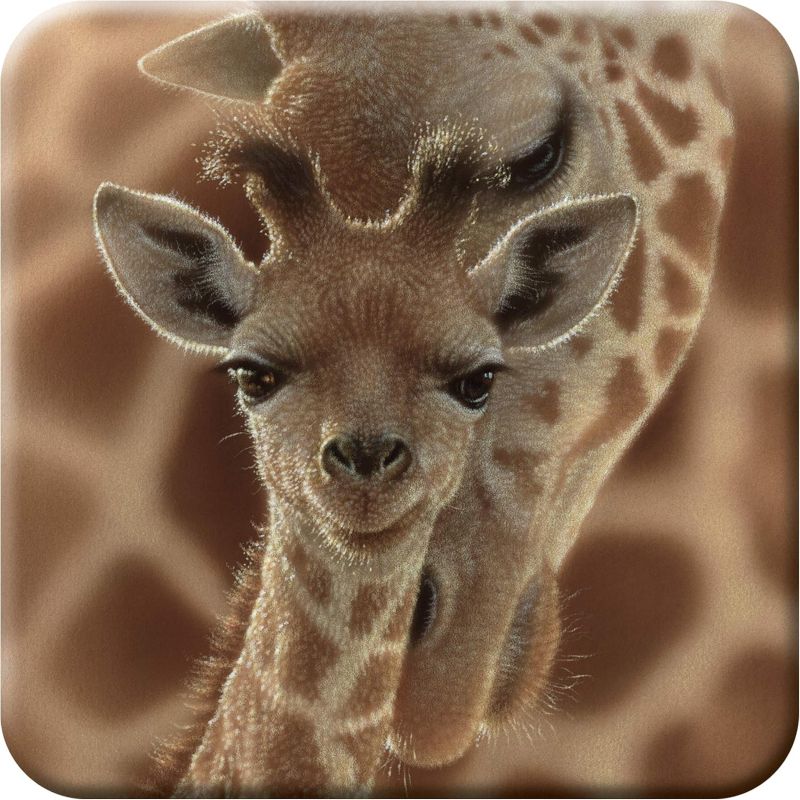 Cork Coaster - Giraffe - 3D