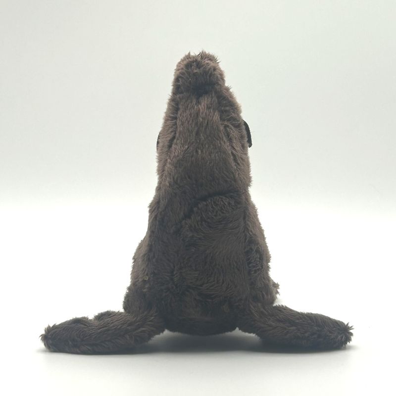 yorkshire wildlife park sea lion small soft toy front view brown coat 15 cm