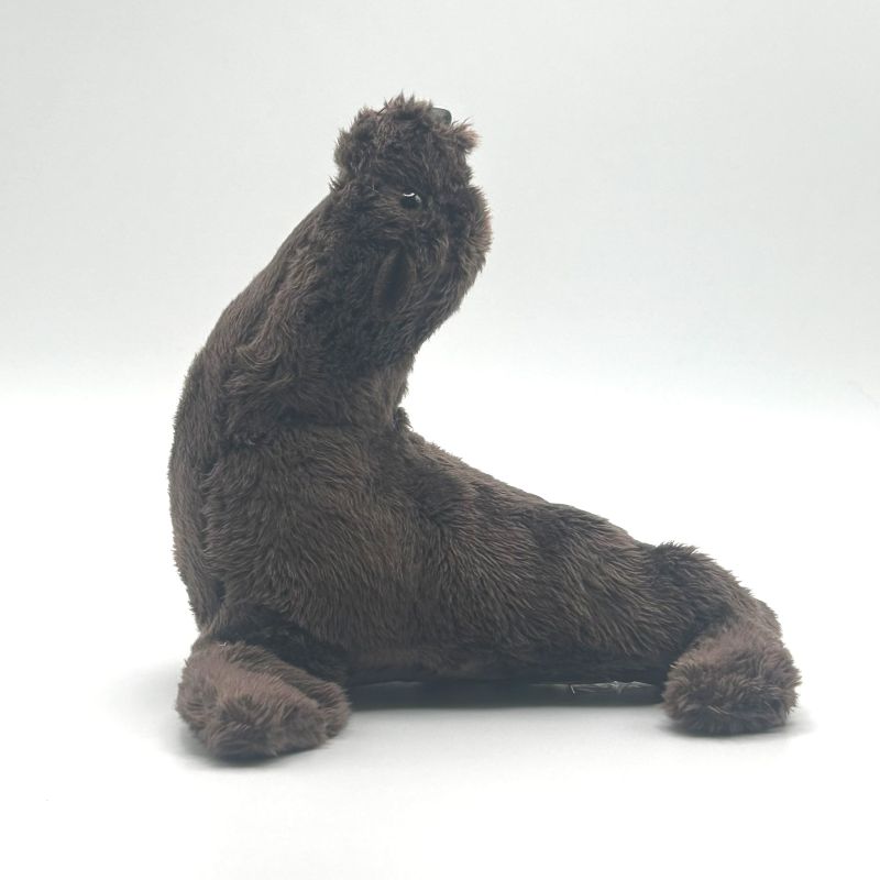 yorkshire wildlife park sea lionsmall soft toy side view brown coat 15 cm