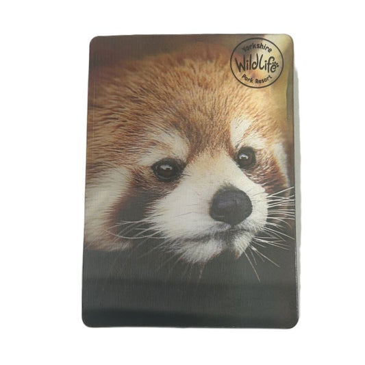 yorkshire wildlife park 3d fridge magnet red panda