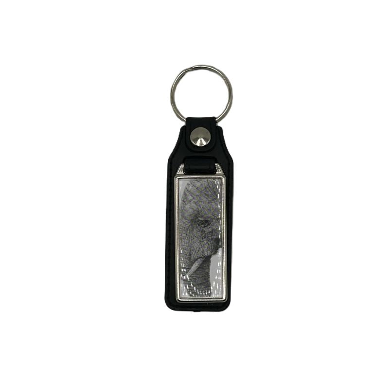 Elephant Art Keyring