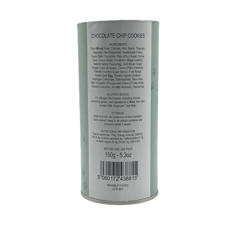 Back of a tube with ingredient list, allergy advice, nutritional information, and barcode on a white background