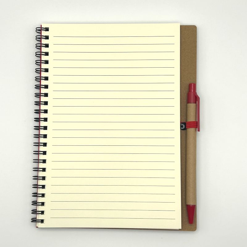 yorkshire wildlife park lion eco ring notebook with eco pen and elastic a5