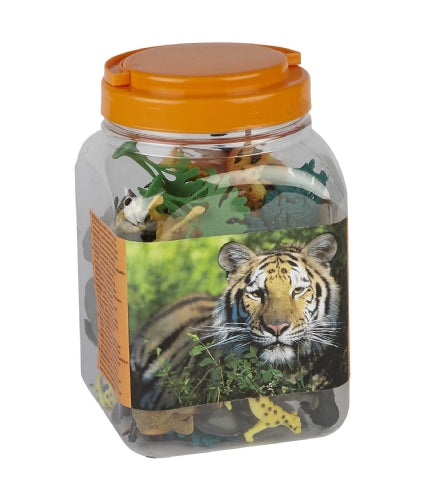 Zoo Animal Play Set Bucket - 40 Pieces