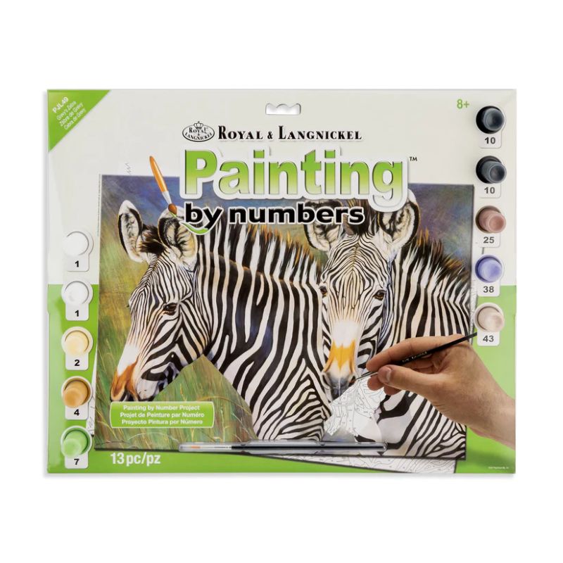 Paint by Numbers - Grevy's Zebra