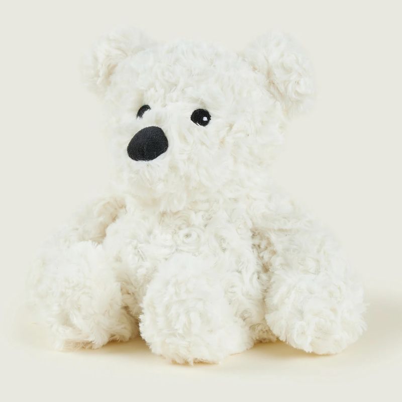 Warmies® Cream Curly Bear