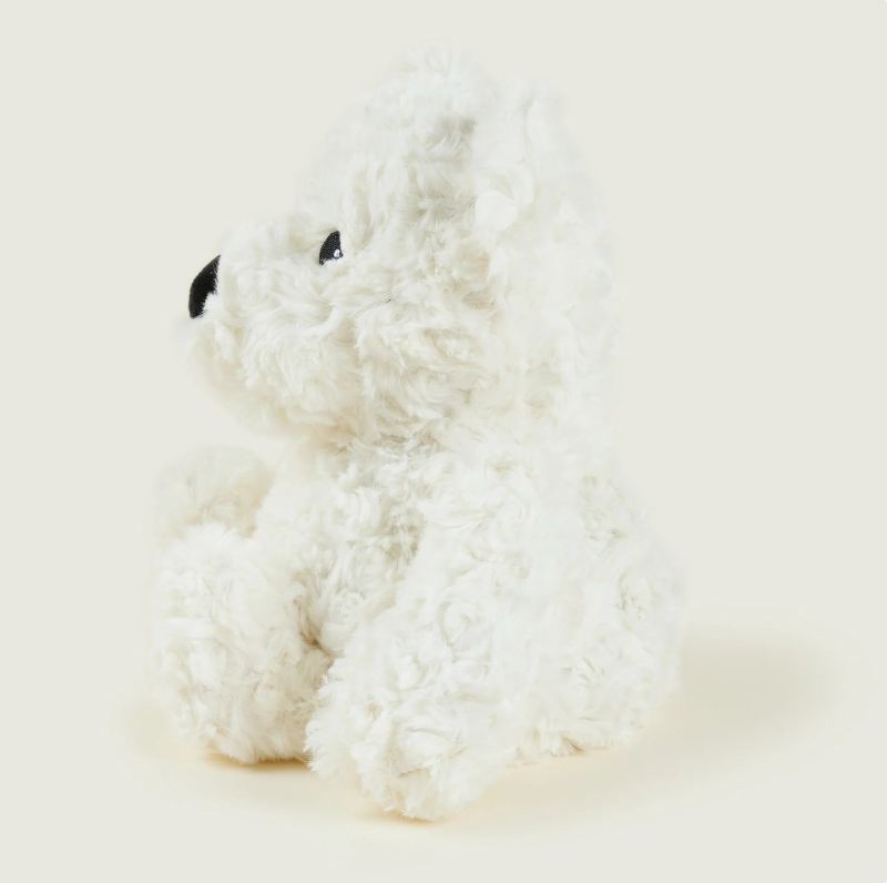 Warmies® Cream Curly Bear