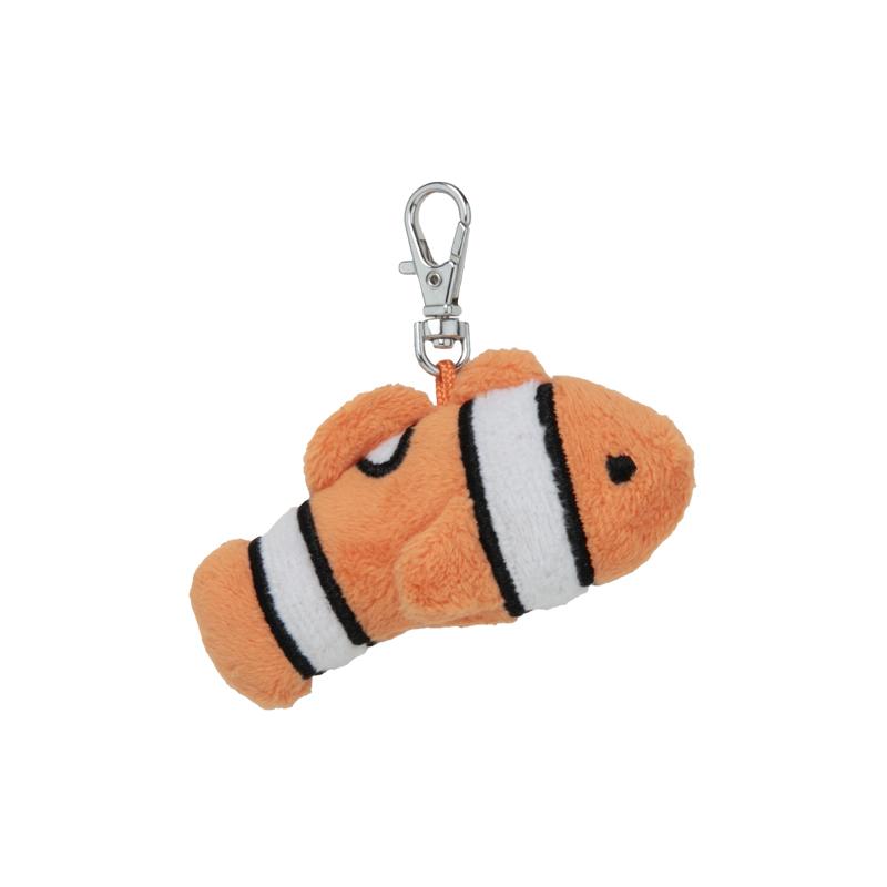 clownfish tiny softies bag clip