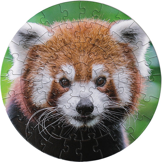 Puzzle Round Red Panda - 56 pcs
