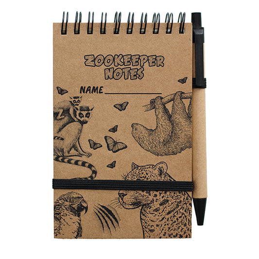 Zookeeper Notes - Recycled Notepad - A6