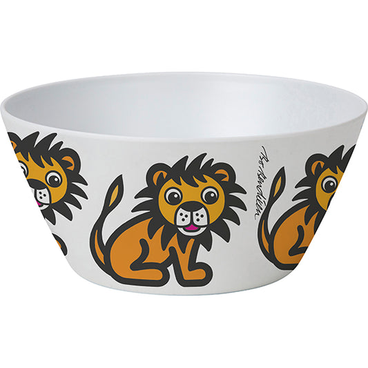 eco snack bowl lion with all over lion design