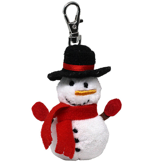 Snowman - Clip Tiny Softie - 6cm