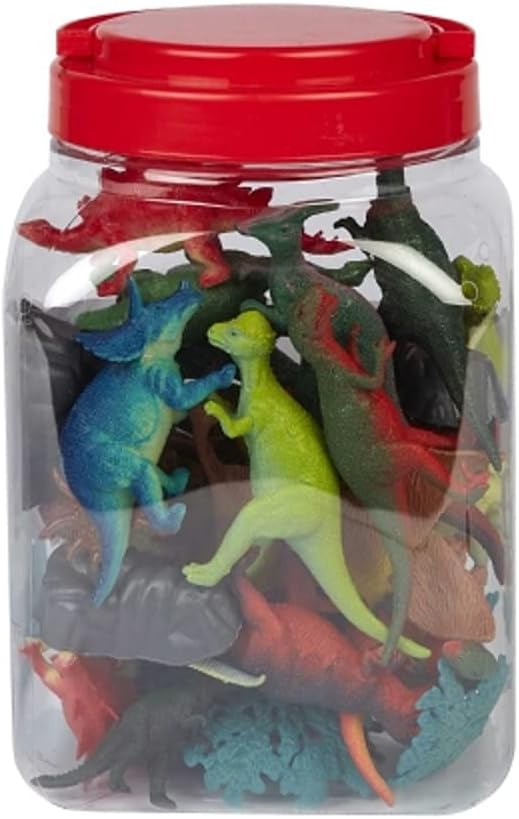 Dinosaur Play Set Bucket - 40 Pieces
