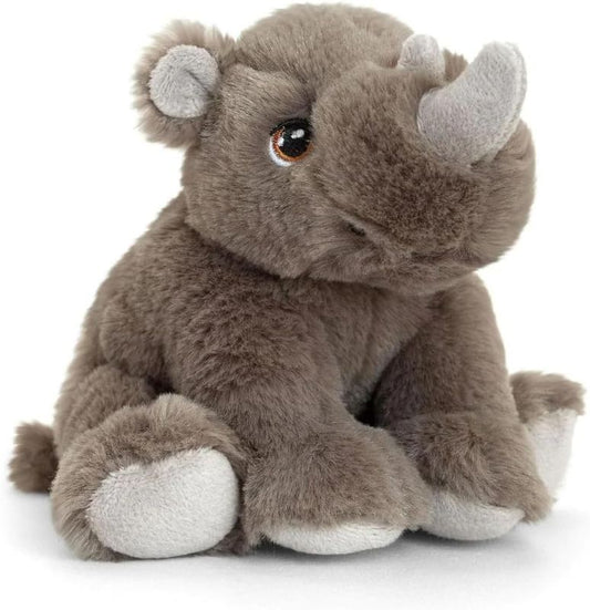 Keeleco Rhino Medium Soft Toy - 18cm