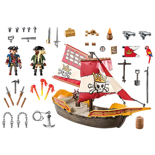 PLAYMOBIL Small Pirate Ship 71418