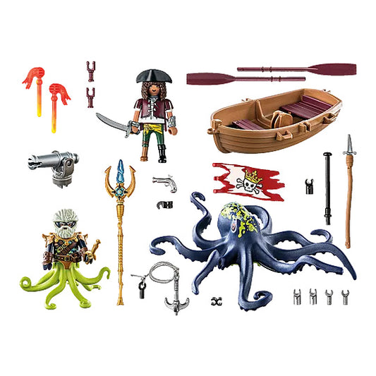 PLAYMOBIL Battle against the Giant Octopus 71419