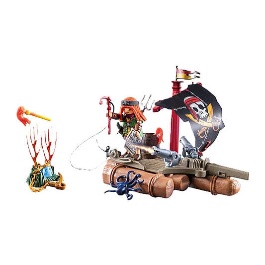 PLAYMOBIL Priate Raft with Treasure 71794