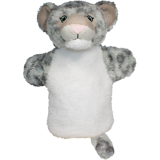 EcoBuddiez Hand Puppet - Snow Leopard
