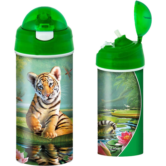 Drinking Bottle - Tiger Lily - 3D - 600ml
