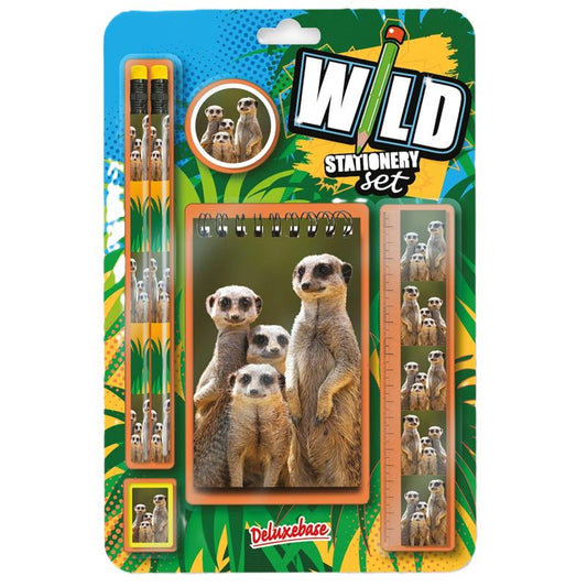 Wild Stationery Set - Meerkat