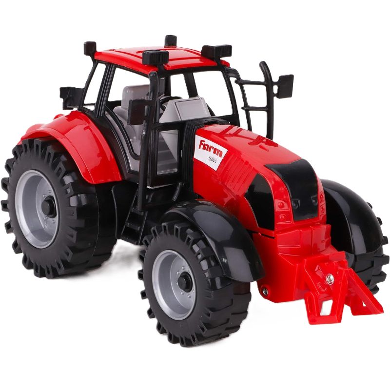 Farm Tractor Friction with Opening Hood - Red