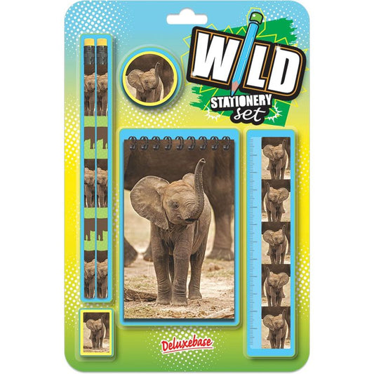Wild Stationery Set - Elephant