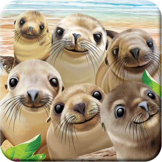 Cork Coaster - Sea Lion Snap - 3D