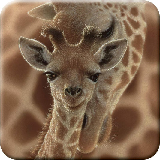 Cork Coaster - Giraffe - 3D