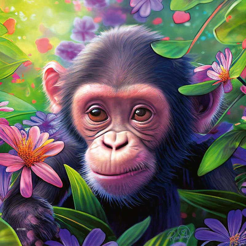 Ravensburger Jungle Babies Jigsaw Puzzle - 3 x 49