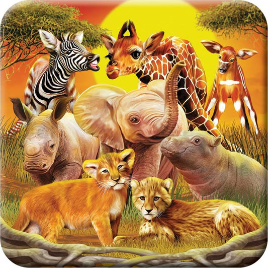 Cork Coaster - Wild Animal Babies  - 3D