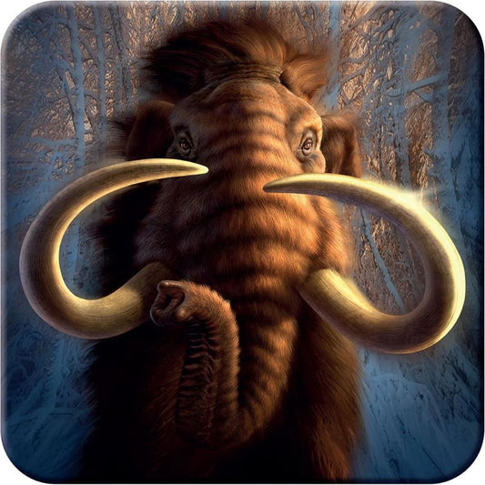 Cork Coaster - Mammoth - 3D