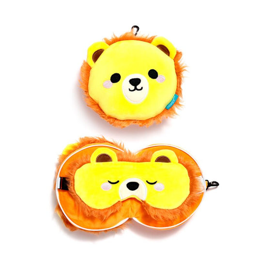 Relaxeazzz - Lion Travel Pillow Set
