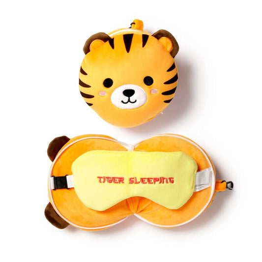 Relaxeazzz - Tiger Travel Pillow Set