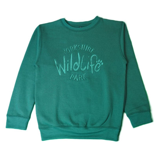 Yorkshire Wildlife Park Adult Sweatshirt - Bottle Green