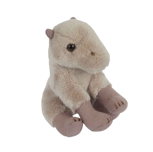 yorkshire wildlife park capybara soft toy beige coat 15cm