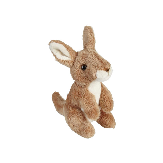 Plush toy rabbit on a white background