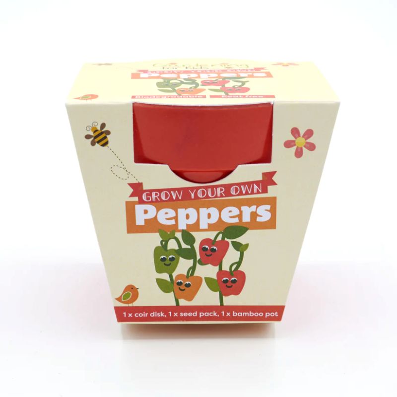 Children's Grow Your Own Sweet Peppers Growing Kit