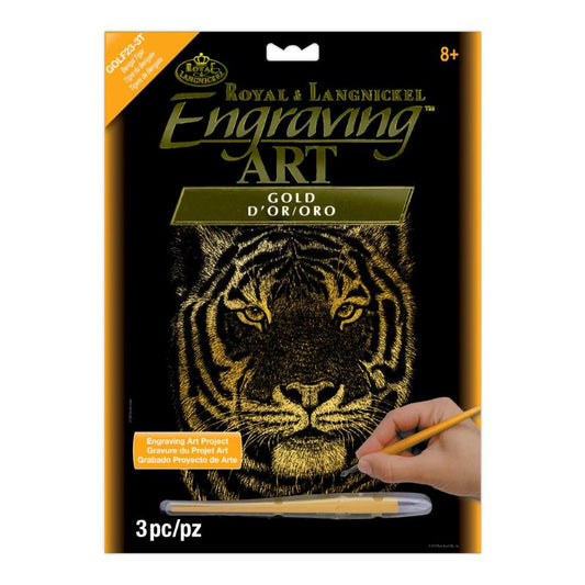 Engraving Art - Bengal Tiger