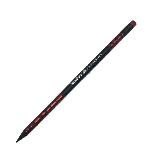Yorkshire Wildlife Park Jet Blackwood Pencil - Red