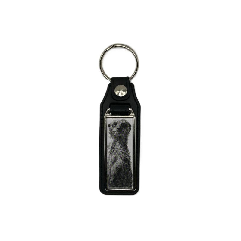 Meerkat Art Keyring