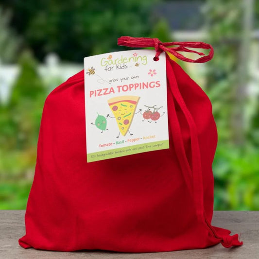 Pizza Topping Herb Growing Kit Gift Bag