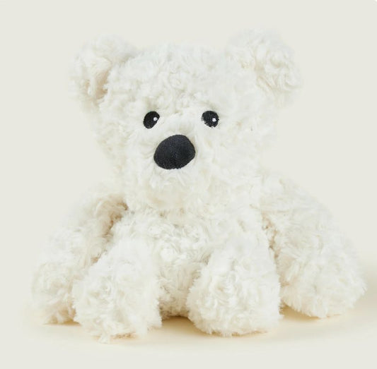 Warmies® Cream Curly Bear