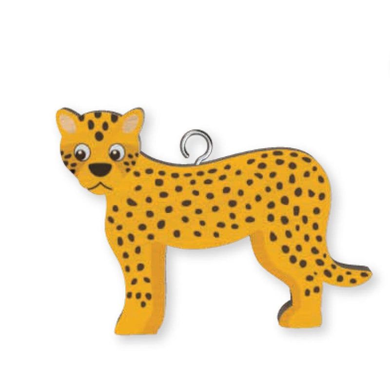 Cheetah Wooden Keyring – Yorkshire Wildlife Park