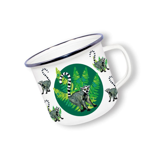 Anamelware - Ring-Tailed Lemur Enamel Mug